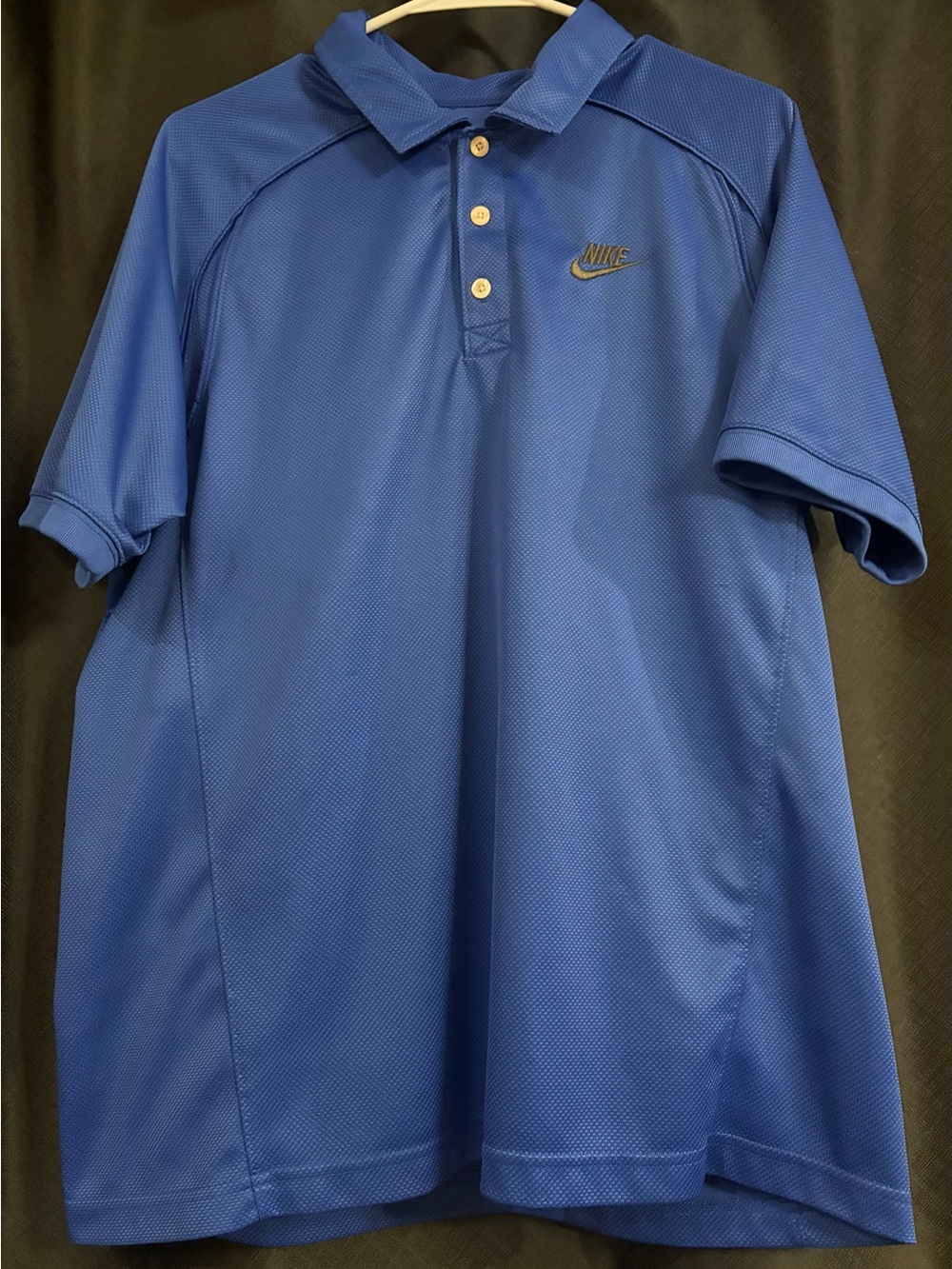 Nike Royal Blue Performance Polo with Chest Logo